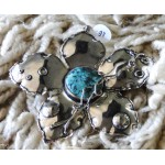 СРЕБЪРЕН МЕДАЛЬОН – ЦВЕТЕ 